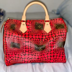 Louis Vuitton Speedy Monogram Town Rouge